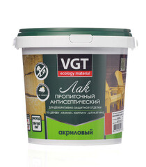 Лак антисептик акриловый VGT калужница 0,9 кг
