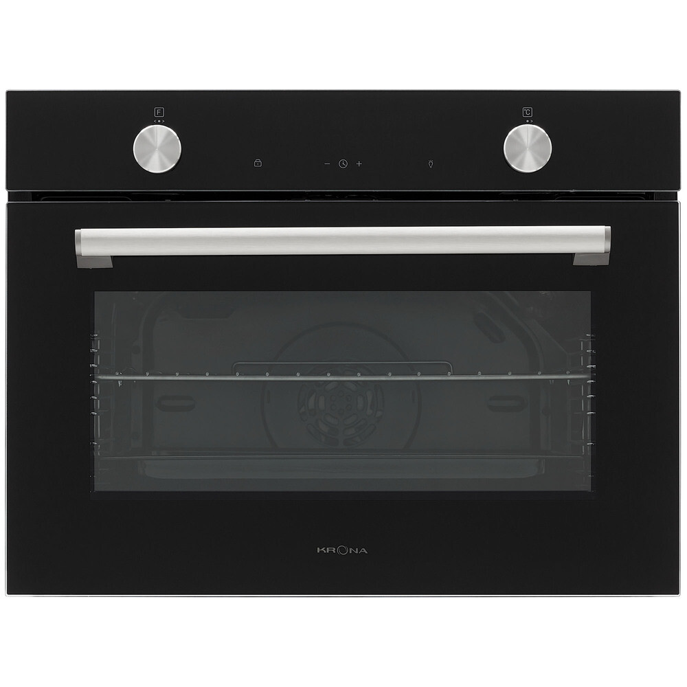

Духовой шкаф электрический встраиваемый Krona Parabel 45H BL 595 мм черный (КА-00005773)