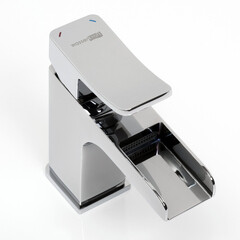 Смеситель для раковины WasserKraft Aller однорычажный каскадный хром (1069) - фото 6