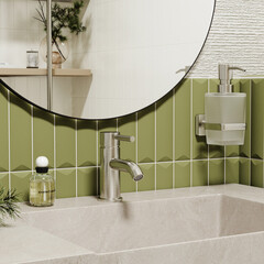 Смеситель для раковины WasserKraft Wern однорычажный никель (4205) - фото 3