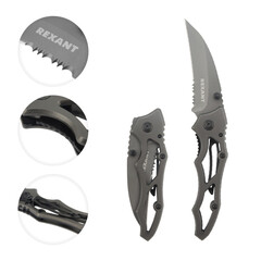 Нож Rexant Titanium складной полуавтоматический - фото 3