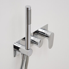 Смеситель для душа встраиваемый WasserKraft Dinkel однорычажный с переключателем с лейкой хром (5877) - фото 5