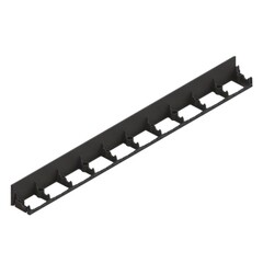 Изображение товара Пластиковый бордюр Standartpark 0,08х1 м черный