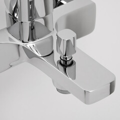 Смеситель для ванны WasserKraft Naab хром однорычажный с коротким изливом без лейки (8601) - фото 5