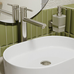 Смеситель для раковины WasserKraft Wern однорычажный никель (4203H) - фото 5