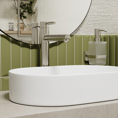 Смеситель для раковины WasserKraft Wern однорычажный никель (4203H) - фото 3