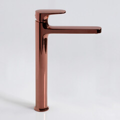 Смеситель для раковины WasserKraft Asphe однорычажный розовое золото (7703H) - фото 9