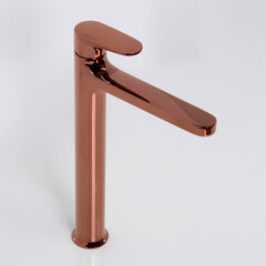 Смеситель для раковины WasserKraft Asphe однорычажный розовое золото (7703H) - фото 8