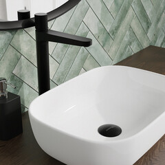 Смеситель для раковины WasserKraft Fulda однорычажный черный (5203H) - фото 3