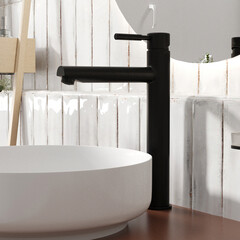 Смеситель для раковины WasserKraft Gollach однорычажный черный (3303H) - фото 3