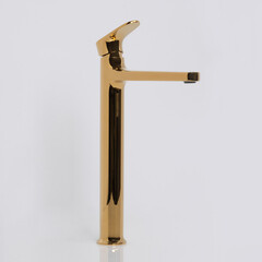 Смеситель для раковины WasserKraft Neckar 60 BL однорычажный золото (2103H) - фото 7