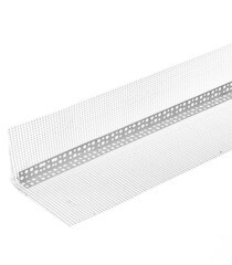 Изображение товара Профиль углозащитный пластиковый с сеткой 100х150 мм 2,5 м