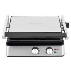 Электрогриль Krona Kontakt-Tischgrill 1800W черный/нержавеющая сталь - фото 4