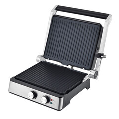 Электрогриль Krona Kontakt-Tischgrill 1800W черный/нержавеющая сталь - фото 3