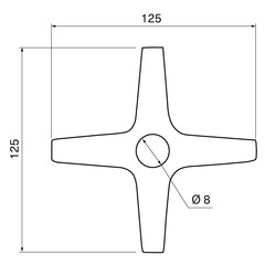 Адаптер для газовой плиты для посуды с маленьким диаметром Krona KRCAD001 - фото 2