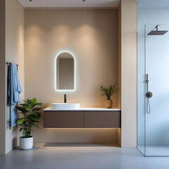 Зеркало с подсветкой фигурное 80х40 см с сенсорным включением Silver Mirrors Blanca (LED-00003102) - фото 5