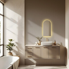 Зеркало с подсветкой овальное 40х80 см с сенсорным включением Silver Mirrors Santi (LED-00003103) - фото 5