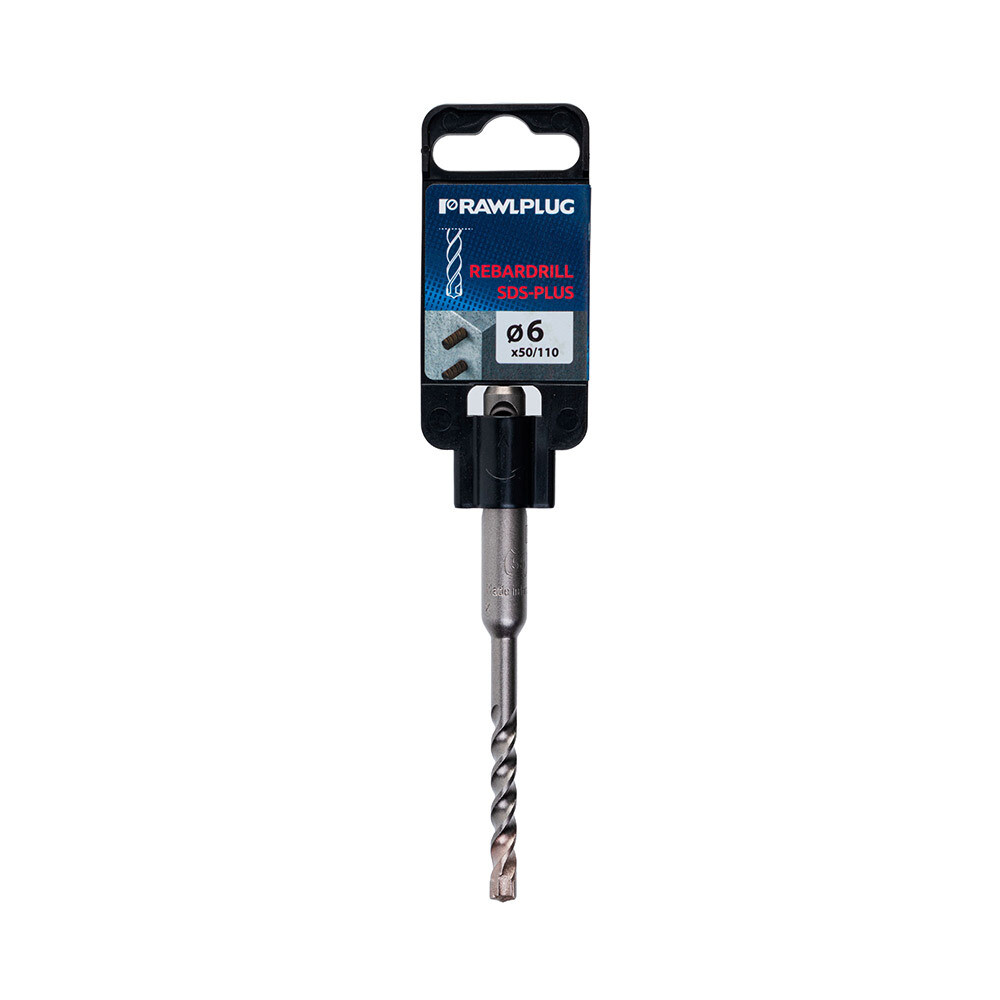 Изображение товара Бур SDS-plus Rawlplug Rebardrill 6х50х110 мм усиленный для бетона и камня