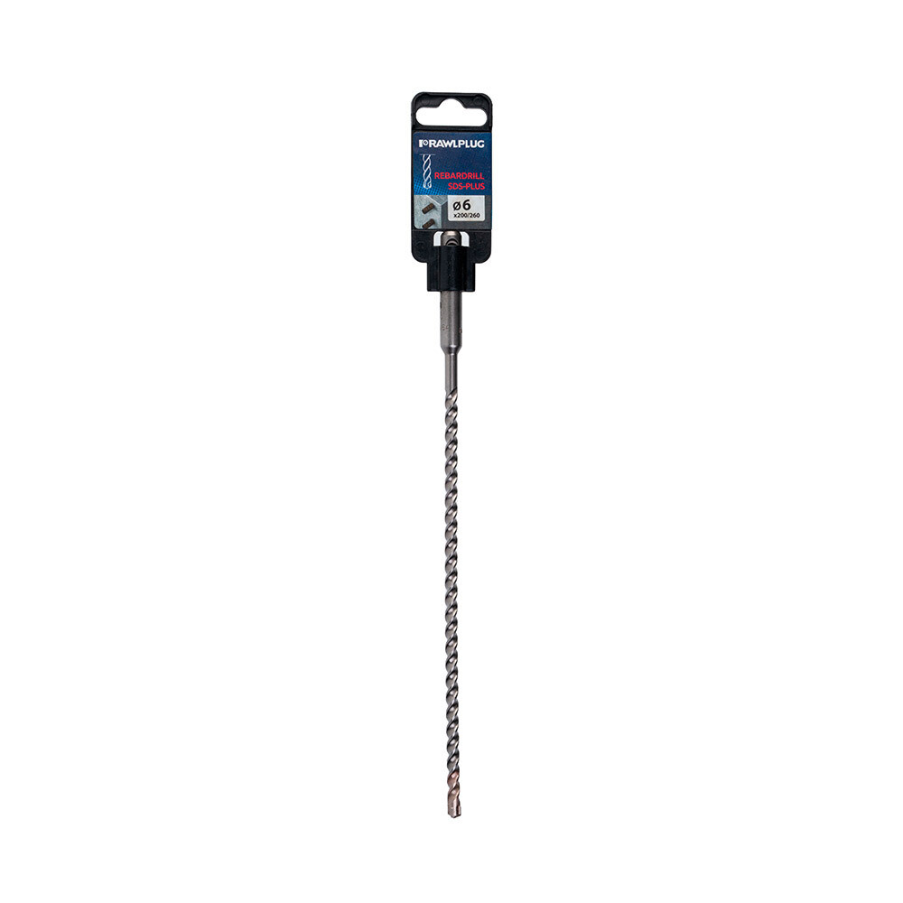 Изображение товара Усиленный сверло SDS-plus 6x200x260 мм Rawlplug для бетона и камня