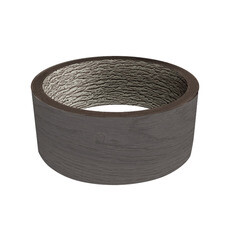 Лента кромочная для столешниц 45x3050 мм carpenter oak dark 7122/Nw пластик с клеем Slotex