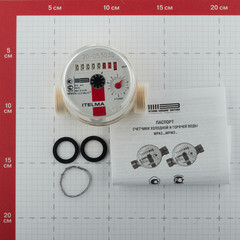 Счетчик для горячей воды Itelma WFW20 DN15 80 мм без сгонов - фото 5
