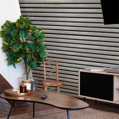 Реечная панель ПВХ 125х3000х8 мм ламинированная ривьера грей 0,375 кв.м - фото 5