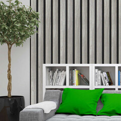 Реечная панель ПВХ 125х3000х8 мм ламинированная ривьера грей 0,375 кв.м - фото 4