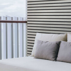 Реечная панель ПВХ 125х3000х8 мм ламинированная бетон 0,375 кв.м - фото 5