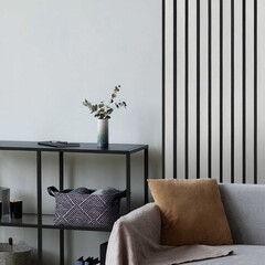 Реечная панель ПВХ 125х3000х8 мм ламинированная бетон 0,375 кв.м - фото 4