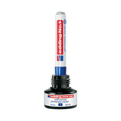 Маркер перманентный Edding 1 черный грифель 1-5 мм - фото 3