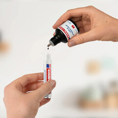 Маркер перманентный Edding 1 черный грифель 1-5 мм - фото 2