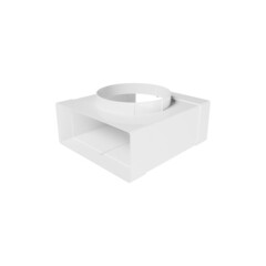 Изображение товара Соединитель пластиковый для плоских воздуховодов 90х220 мм 90° с выходом