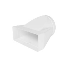 Изображение товара Соединитель эксцентриковый пластиковый для плоских воздуховодов 90х220 мм с круглыми d150 мм