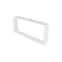 Изображение товара Держатель пластиковый для плоских воздуховодов 90х220 мм