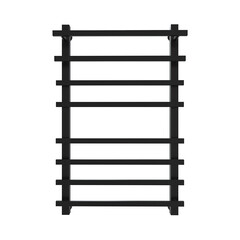 Полотенцесушитель водяной Indigo Askel 800х500 мм лесенка черный муар - фото 1