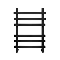 Изображение товара Полотенцесушитель водяной Indigo Askel 600х400 мм лесенка черный муар