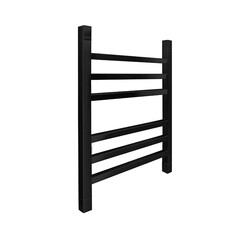 Полотенцесушитель водяной Indigo Aletto 500х400 мм лесенка черный муар - фото 4