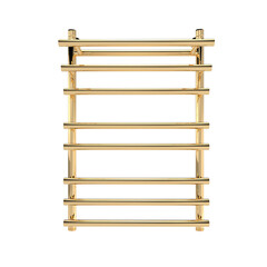 Изображение товара Полотенцесушитель водяной Indigo Just Shelf 800х500 мм лесенка золото