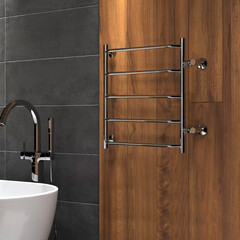 Полотенцесушитель водяной Indigo Roof 600х500 мм лесенка с боковым подключением 600 мм хром - фото 2