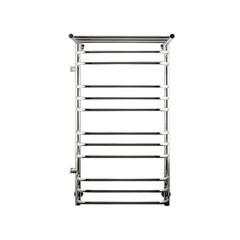 Изображение товара Полотенцесушитель водяной Indigo Brace 1000х500 мм лесенка с боковым подключением 600 мм слева с полкой хром