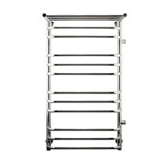 Изображение товара Полотенцесушитель водяной Indigo Brace 1000х500 мм лесенка с боковым подключением 600 мм справа с полкой хром