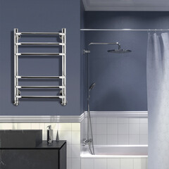 Полотенцесушитель водяной Indigo Brace 600х400 мм лесенка хром - фото 2