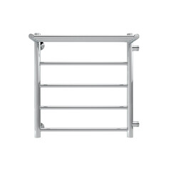 Полотенцесушитель водяной Indigo Line 600х500 мм лесенка с боковым подключением 500 мм справа с полкой хром - фото 1