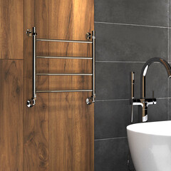 Полотенцесушитель водяной Indigo Line 600х500 мм лесенка хром - фото 3