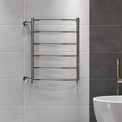 Полотенцесушитель водяной Indigo Arc 700х600 мм лесенка с боковым подключением 600 мм хром - фото 3