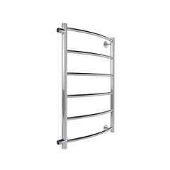 Полотенцесушитель водяной Indigo Arc 700х400 мм лесенка с боковым подключением 600 мм хром - фото 4