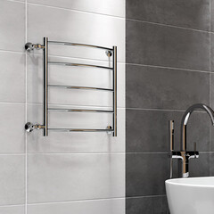 Полотенцесушитель водяной Indigo Arc 600х400 мм лесенка с боковым подключением 500 мм хром - фото 3