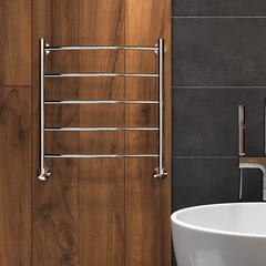 Полотенцесушитель водяной Indigo Arc 600х400 мм лесенка хром - фото 3