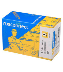 Саморезы для массивной доски 60x3,2 мм оцинкованные (200 шт.) - фото 5