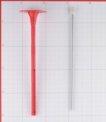 Дюбель для теплоизоляции Tech-Krep 10х220 мм металлический гвоздь с термоголовкой (200 шт.) - фото 2